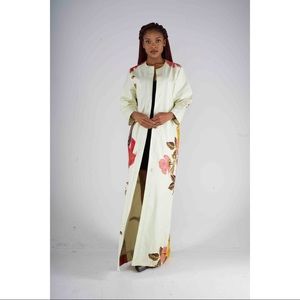 Floral Ankara Kimono